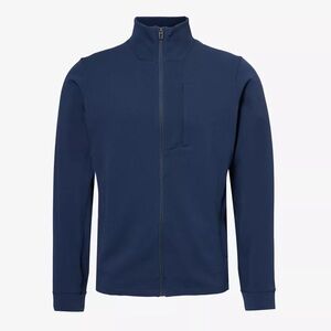 LULULEMON Sojourn Funnel-Neck Stretch-Woven Jacket | Navy | Small | LIKE NEW!